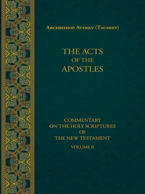 cover image of The Acts of the Apostles